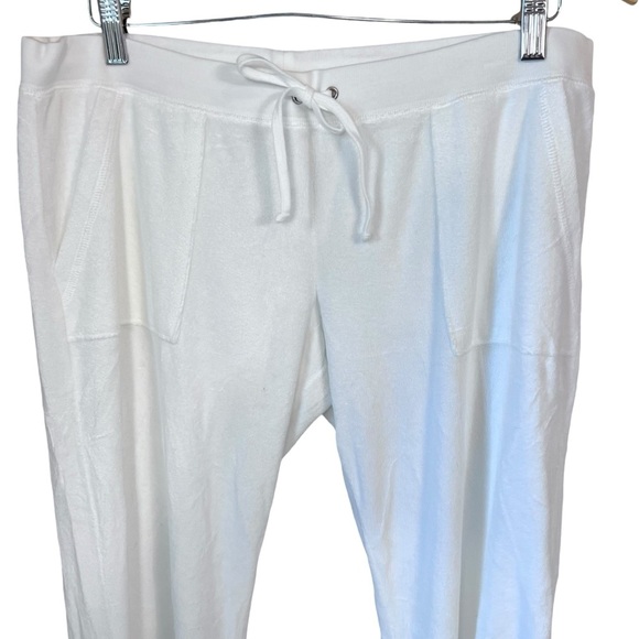 JUICY COUTURE VINTAGE Y2K WHITE TERRY TRACK SUIT SET - Picture 8 of 15